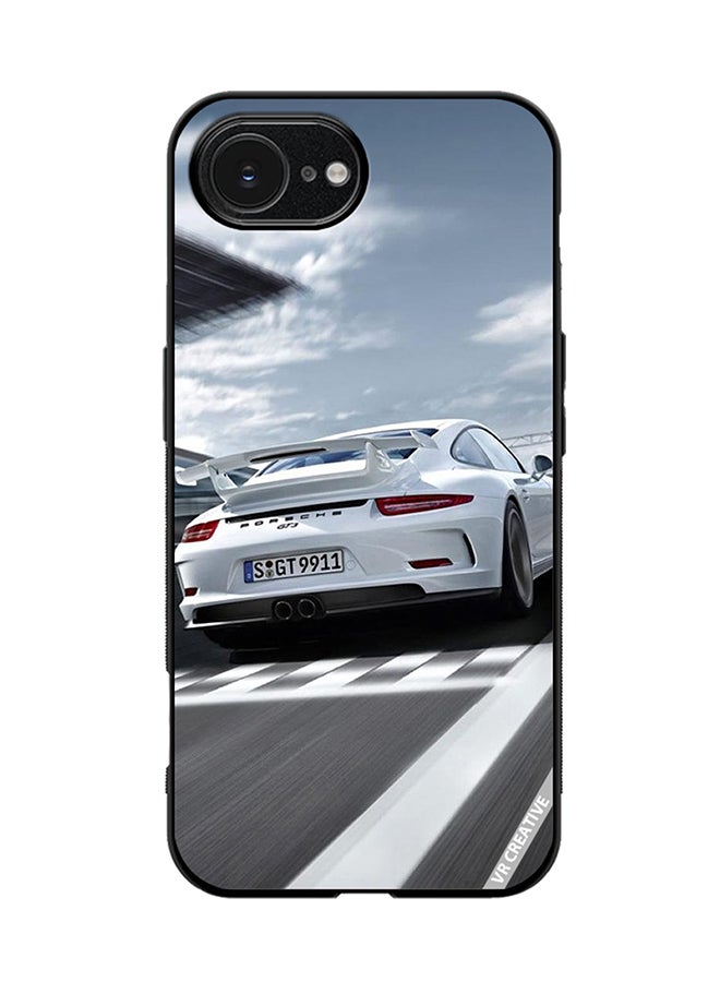Protective Case Cover For Apple iPhone 16e Porsche 911 Design Multicolour