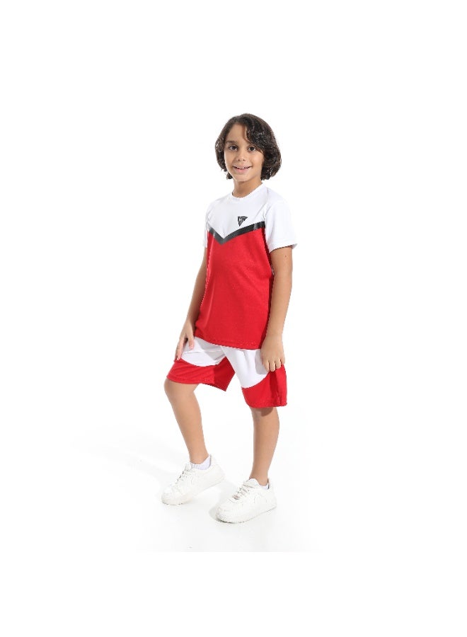 سيزار طقم  رياضي اولادي مكون من قطعتين  تيشرت نصف كم  وشورت - Image 2