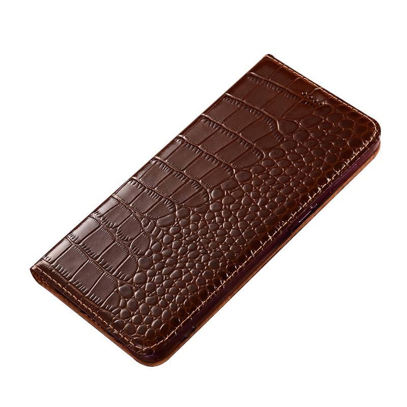 MS Leather Texture Protective Case for Redmi Note 13 with Shockproof and Drop Protection plus Shockproof plus Kickstand plus Strong Magnetic in Crocodile Texture Black - Image 5