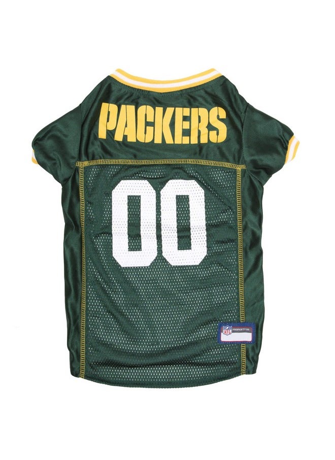 Pets First - Nfl Green Bay Packers Dog Jersey, Size: 3XLarge. Best Football Jersey Costume For Dogs & Cats. Licensed Jersey Shirt - Image 1