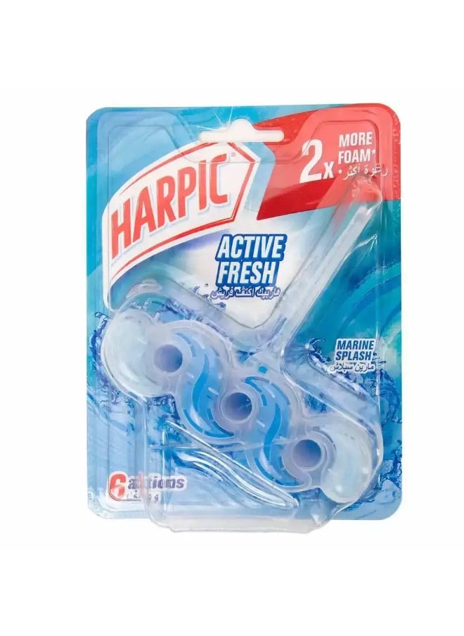 Harpic Harpic Active Fresh Toilet Block, Marine Splash - 35 g  - Image 1