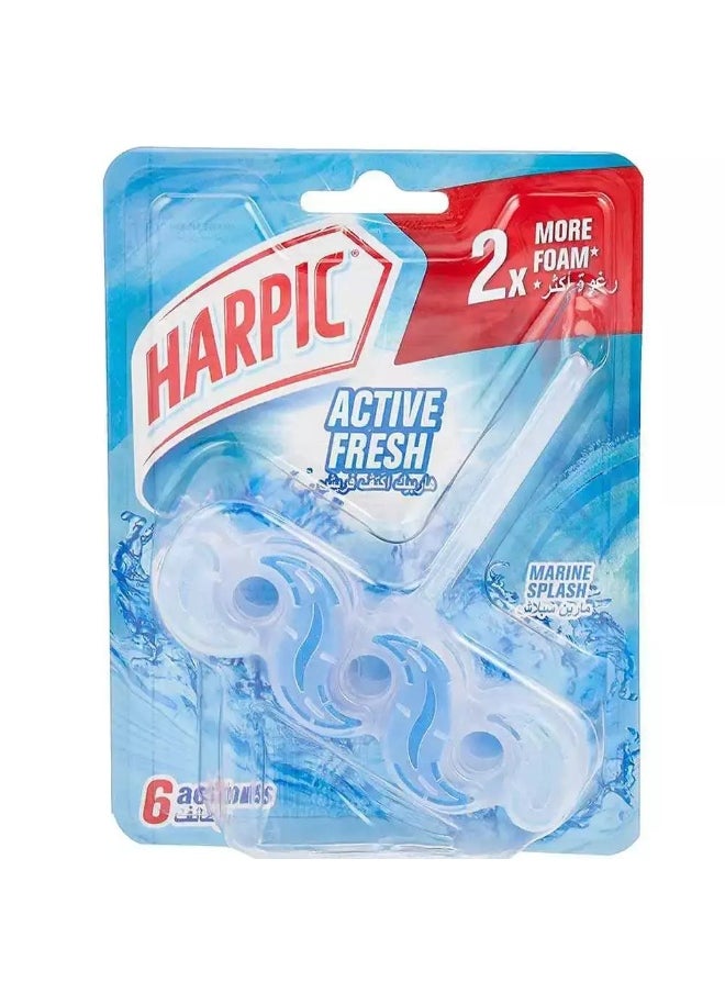 Harpic Harpic Active Fresh Toilet Block, Marine Splash - 35 g  - Image 4