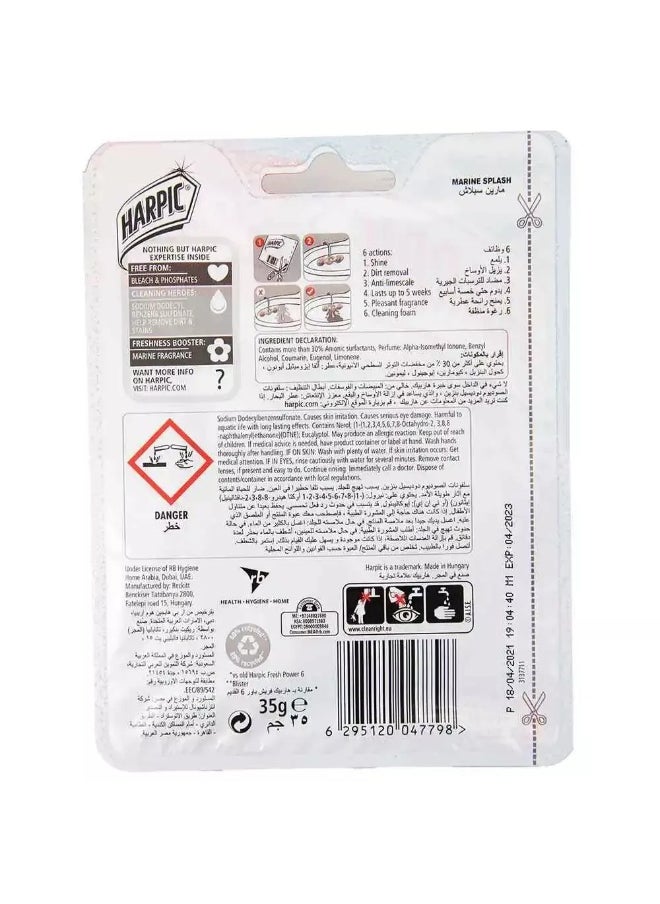 Harpic Harpic Active Fresh Toilet Block, Marine Splash - 35 g  - Image 5