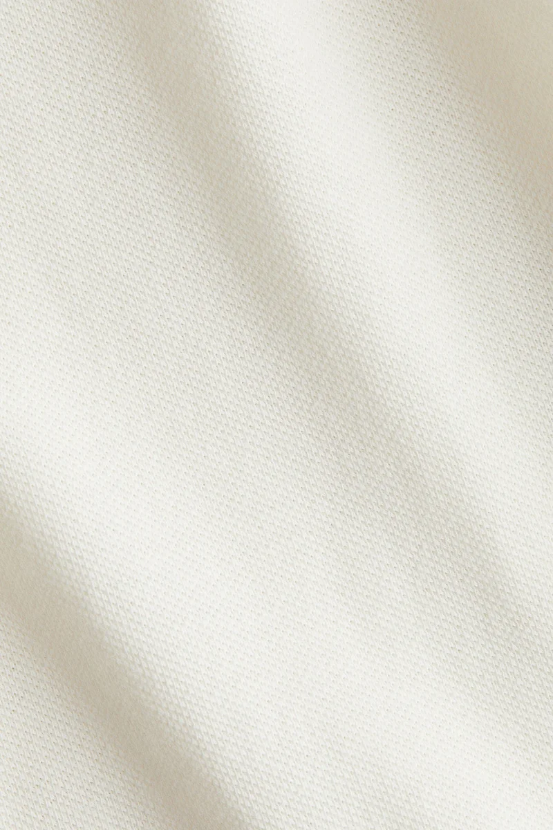 H&M Long-sleeved cotton polo shirt