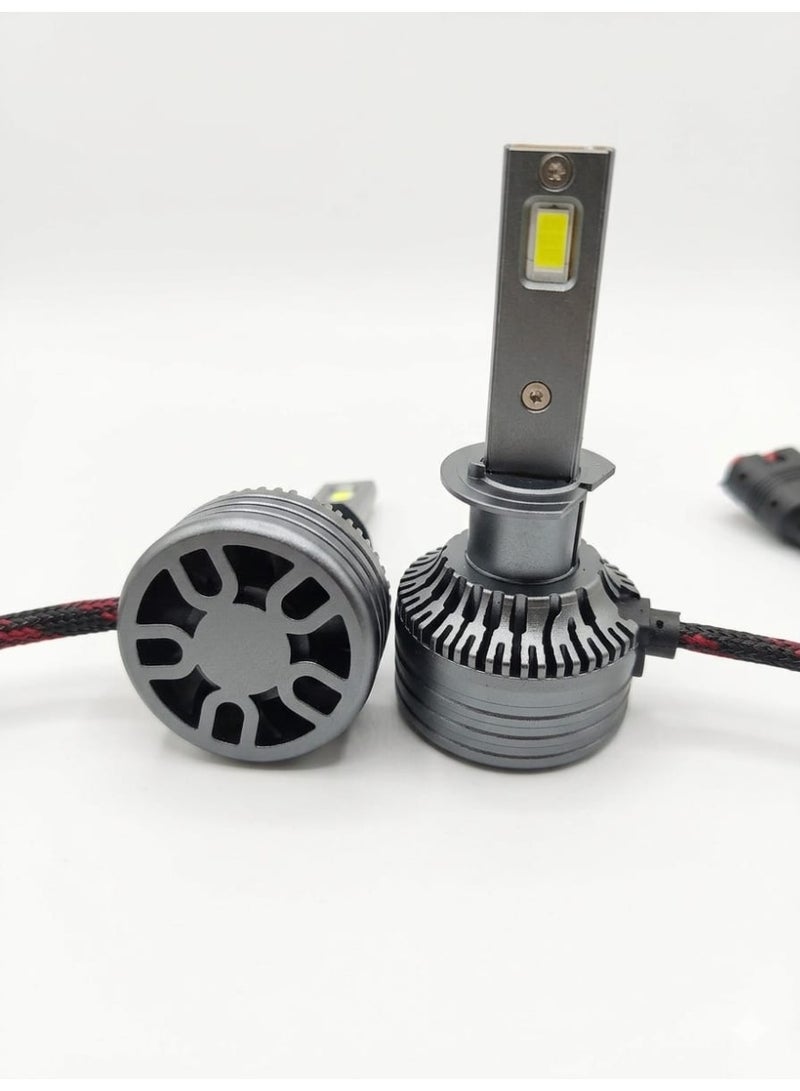 Pair of led Headlight Bulbs 65W Size : H1 - Image 2