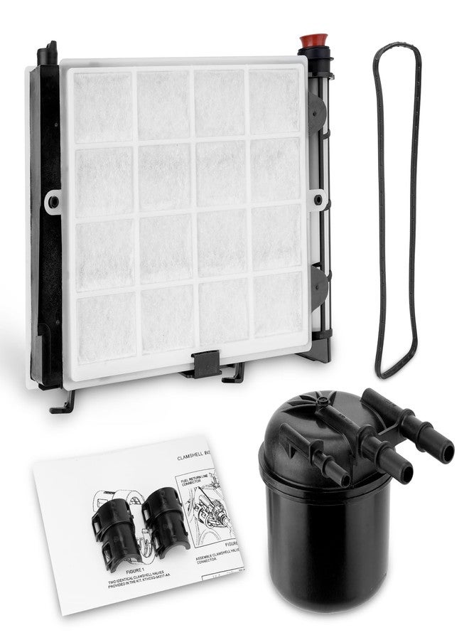 YEHERIT Fuel Filter Element 6.7 Powerstroke Diesel Compatible with 2017-2024 Ford F250 F350 F450 F550 Super Duty 6.7L, Fuel Filter Water Separator Kit Replace# FD-4624 FD-4625 HC3Z-9N184-B HC3Z-9N184-C - Image 1