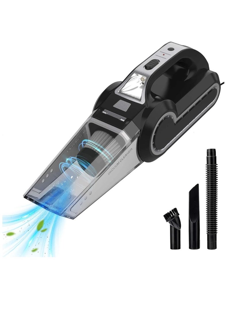 DIGI CORE Portable Handheld Vacuum Cleaner And Air Pump For Home And Car Use 120W Cordless Vacuum Wireless Mini Vacuum Cleaner - Image 1