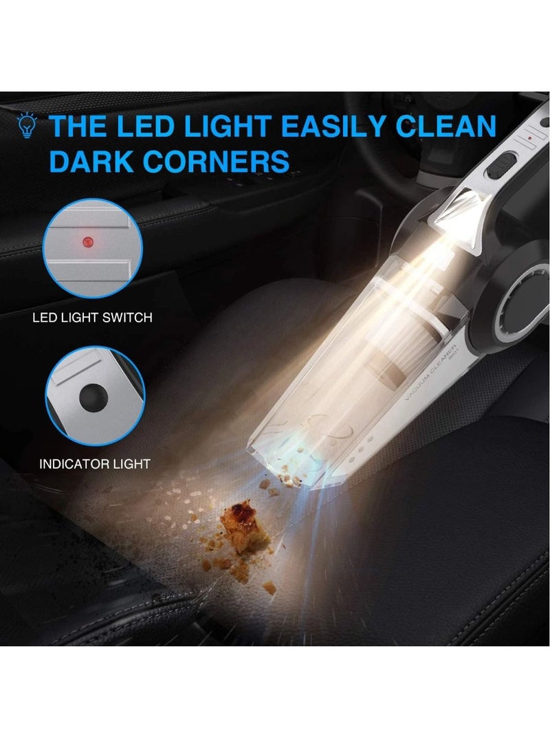 DIGI CORE Portable Handheld Vacuum Cleaner And Air Pump For Home And Car Use 120W Cordless Vacuum Wireless Mini Vacuum Cleaner - Image 5