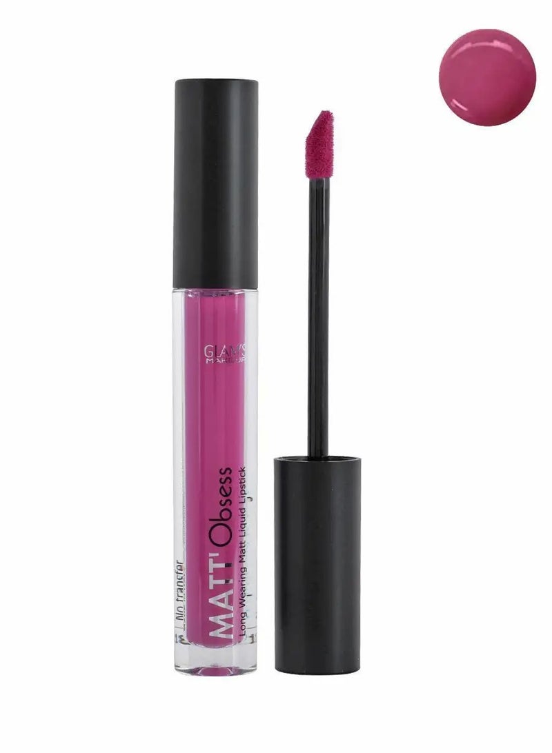 Glam's Matt Obsess Long Wearing Liquid Lipstick #865 So Greedy - Image 1