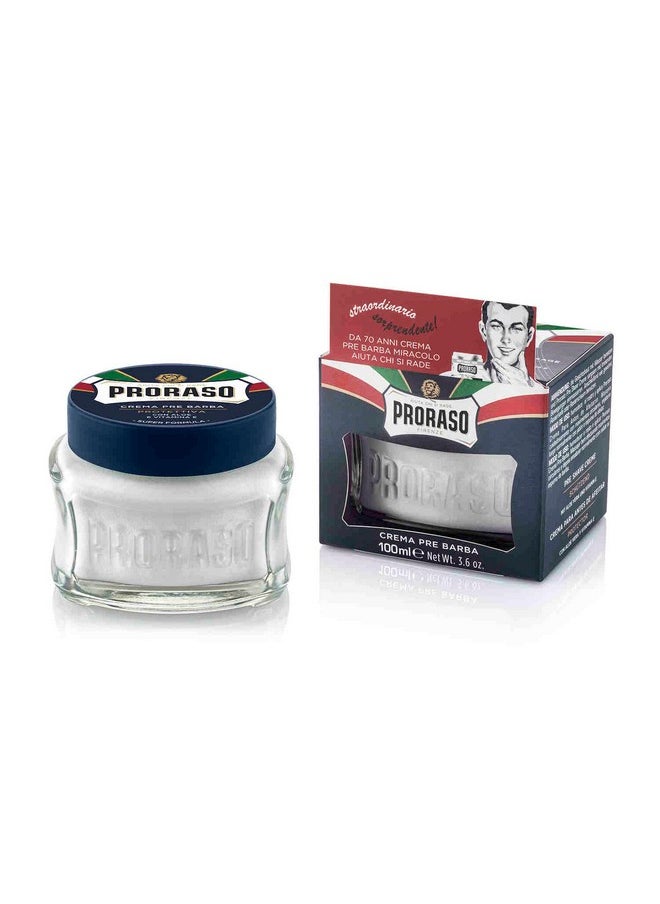 proraso Roraso Preshave Conditioning Cream For Men Protective Formula For Dry Skin With Vitamin E And Aloe Vera 3.6 Oz  - Image 3