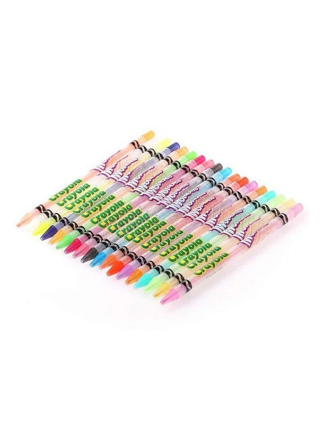 Crayola Twistables Colored Pencil - Lead Color: Assorted - Barrel Color: Clear - 18 / Pack - Image 4