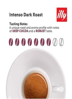 Illy illy Intenso Espresso Ground Coffee, Dark Roast, Robust and Full Flavored With Notes of Deep Cocoa, All-Natural, No Preservatives, 4.4oz (Pack of 1)  - Image 2