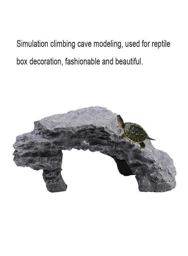 Hilitand Reptile Ramp Basking Rock, Basking for Aquatic Turtles, Reptile Hides and Caves for pet, Rocks for Reptile Terrarium, Resting Terrace Tortoise Climbing - Image 5