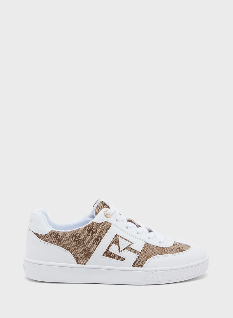 GUESS Lace Up Low Top Sneakers