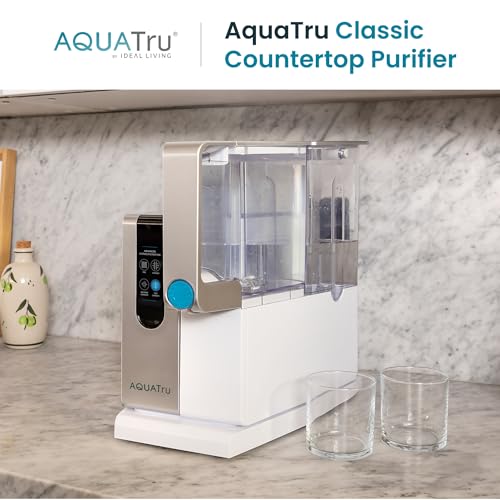 AQUA TRU AquaTru Classic Countertop Water Purifier | Certified 4-Stage Reverse Osmosis System Removes 84 Contaminants Including Forever Chemicals, Lead, Fluoride & Microplastics | No Plumbing Required - Image 3