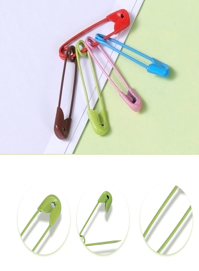 KINBOM 120 Pcs 19mm Safety Pins - Mini Metal Pins for Art Craft Sewing Jewelry Making (Colored) - Image 4
