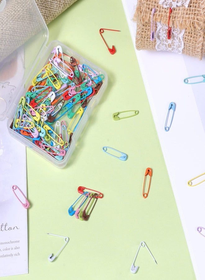 KINBOM 120 Pcs 19mm Safety Pins - Mini Metal Pins for Art Craft Sewing Jewelry Making (Colored) - Image 5