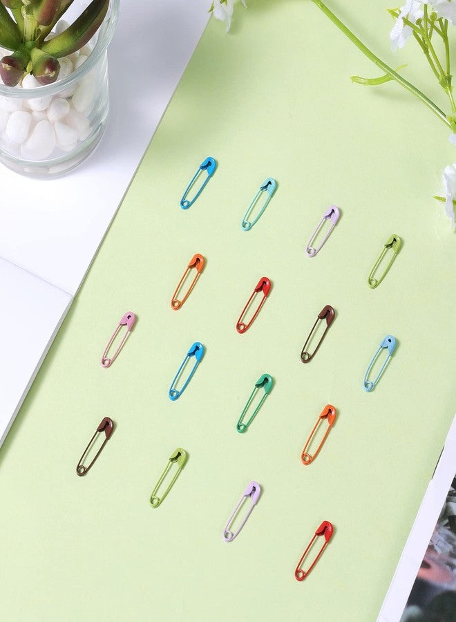 KINBOM 120 Pcs 19mm Safety Pins - Mini Metal Pins for Art Craft Sewing Jewelry Making (Colored) - Image 3