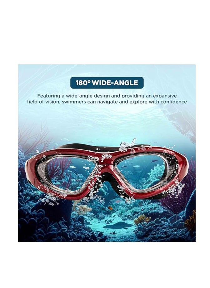 ENDLESS  - EL1007 Premium Swimming Goggle with Anti-Fog and UV Protection | Material : Silicon, PU | Stylish 180 Degree Wide View Glasses | Soft Silicone Gasket for Leak Proof | With Hard Case - Image 1