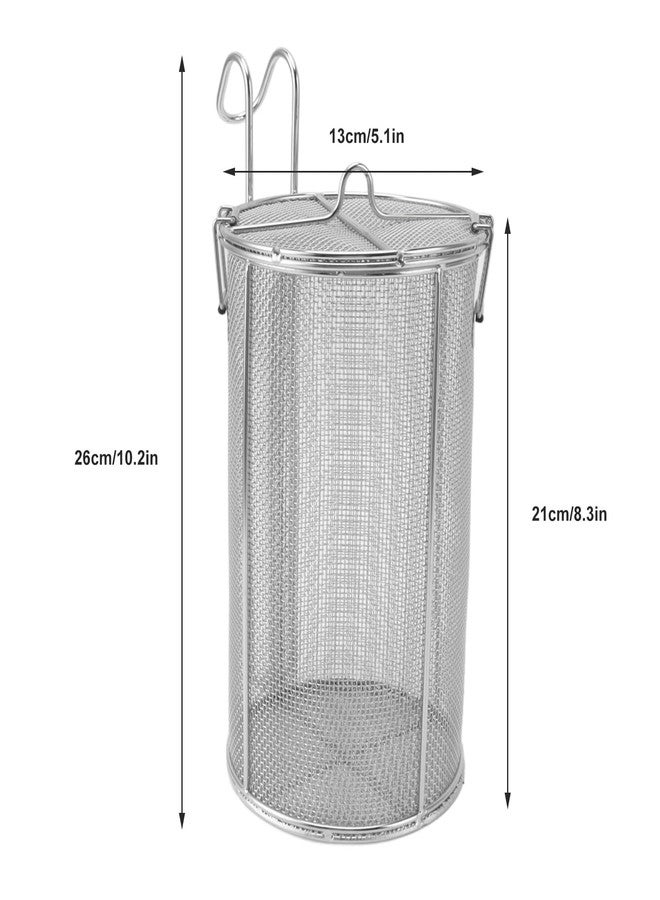 HAOHIZE Stainless Steel Seasoning Strainer, Soup Seasonings Seperation Basket Collapsible Telescopic Handle Soup Seasonings Seperation Basket for Cooking - Image 2