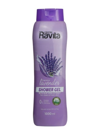 Cristal Ravita Cleansing & Refreshing Shower Gel Lavender Scent with Aloe Vera Extract - parabens free, alcohol free, petroleum free 1000ml - pzsku/ZCF9CA493AC18FE11E33DZ/45/1752085701/b443bf68-a7fe-4870-8417-e29ce729fca5