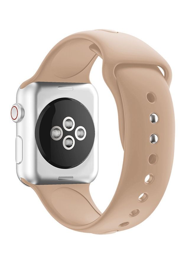 Replacement Band Strap For Apple Watch Series 5/6/7 42/44/45mm Khaki - Image 1
