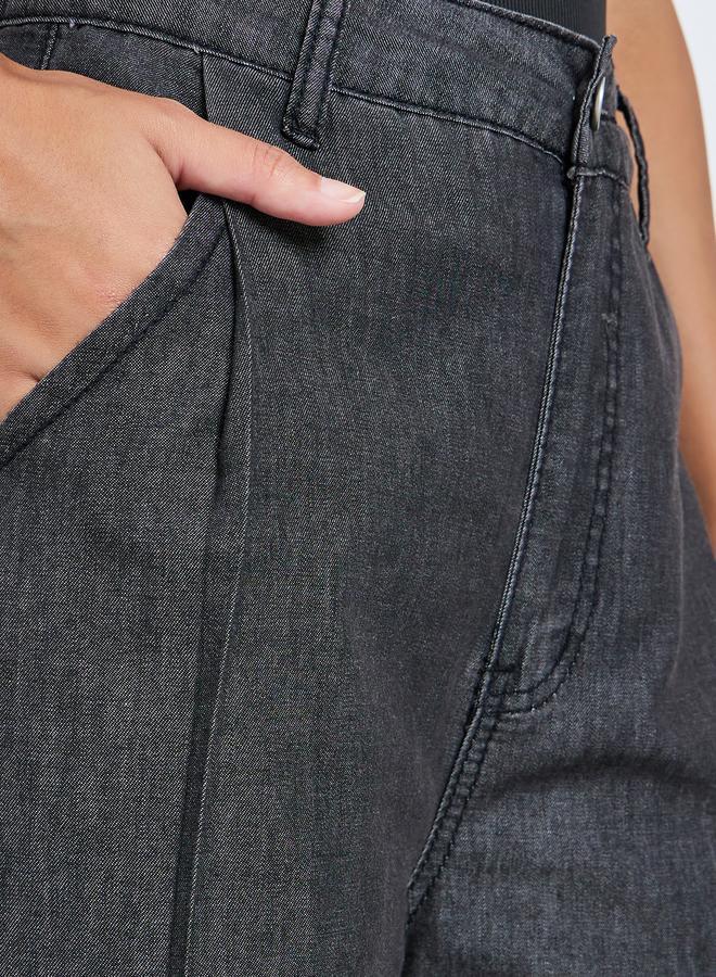 Styli Women High Rise Wide Leg Jeans - Image 3