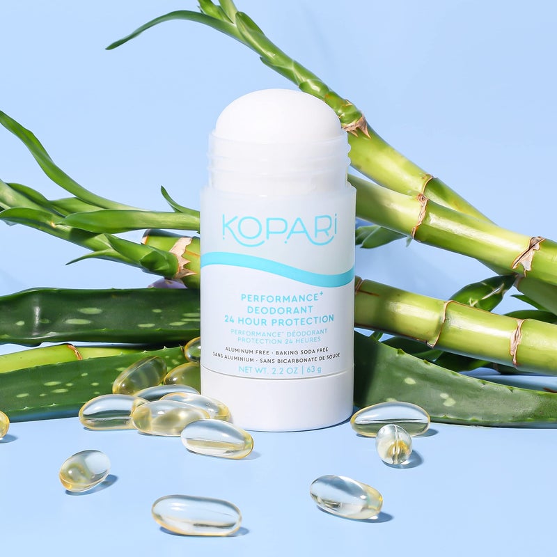 Kopari Performance Plus Aluminum-Free Deodorant, Sport Deodorant for 24 Hour Odor Protection, Non Toxic & Clean, No Parabens or Baking Soda, 2 oz - Image 2