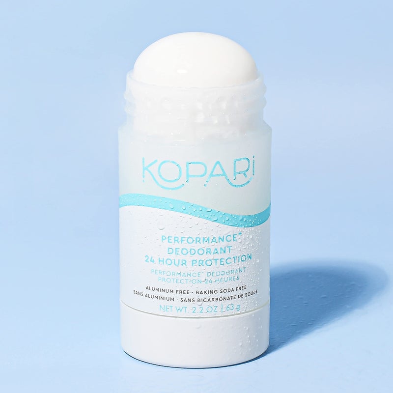 Kopari Performance Plus Aluminum-Free Deodorant, Sport Deodorant for 24 Hour Odor Protection, Non Toxic & Clean, No Parabens or Baking Soda, 2 oz - Image 1
