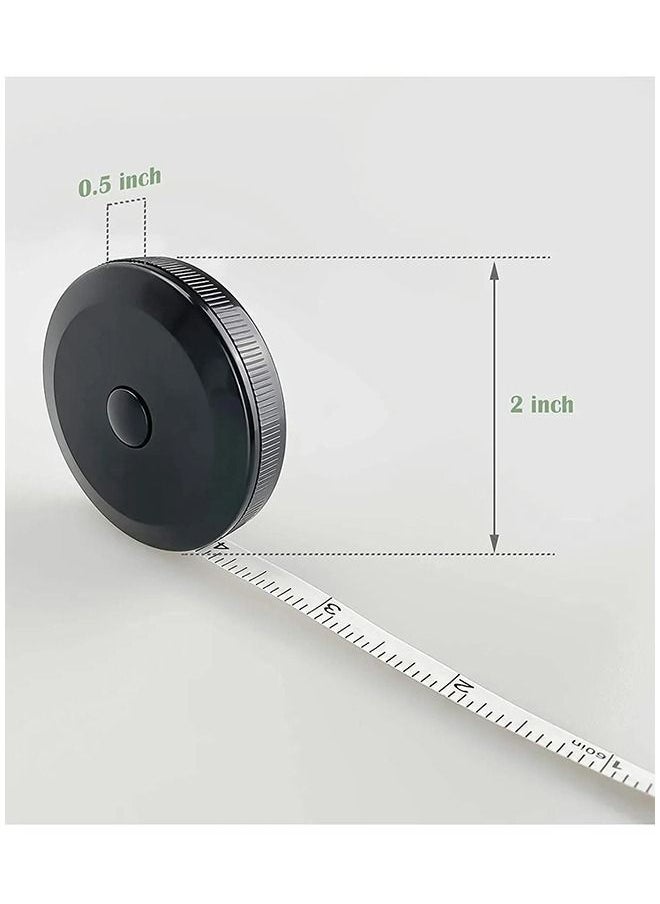 Umiwin - 3 Pcs Tape Measure For Body Measuring, 60 inch Measuring Tape For Body Cloth Measurements, Sewing Tailor, Double Scale Soft Tape Measure, Retractable Fabric Tape Measure - Image 1