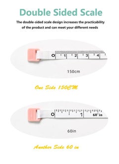 Umiwin 3 Pcs Tape Measure For Body Measuring, 60 inch Measuring Tape For Body Cloth Measurements, Sewing Tailor, Double Scale Soft Tape Measure, Retractable Fabric Tape Measure  - Image 2