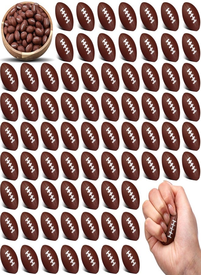 Jerify 250 Pack Mini Footballs Stress Balls Bulk 1.4 Inch Small Soft Foam Sports Balls Fidget Toys for Adults Goodie Bag Stuffers for Birthday Sports Carnival Party Favors(Dark Brown,1.46 x 0.98 Inch) - Image 1