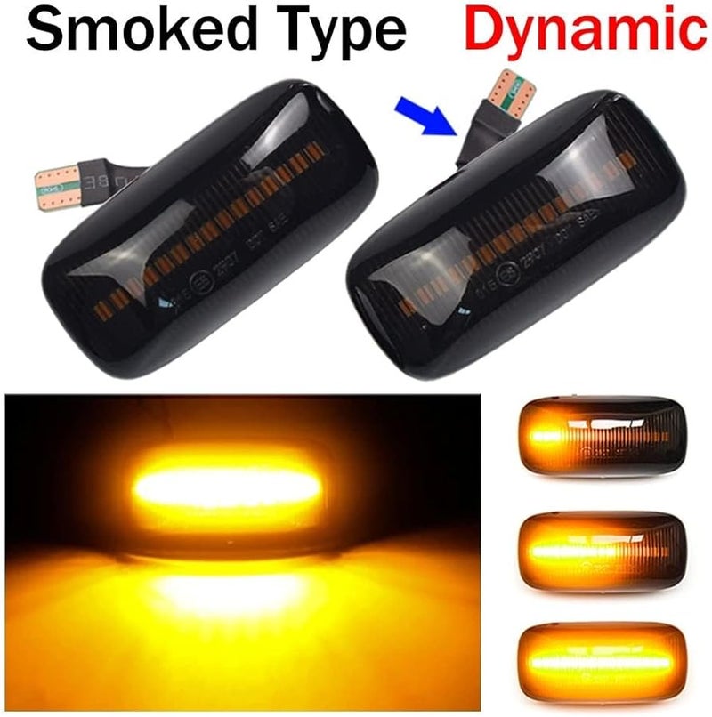 B مؤشرات مرايا الجناح المدخنة الديناميكية لـ نيسان سيفيرو A32 A33 1994 2004 - Image 3