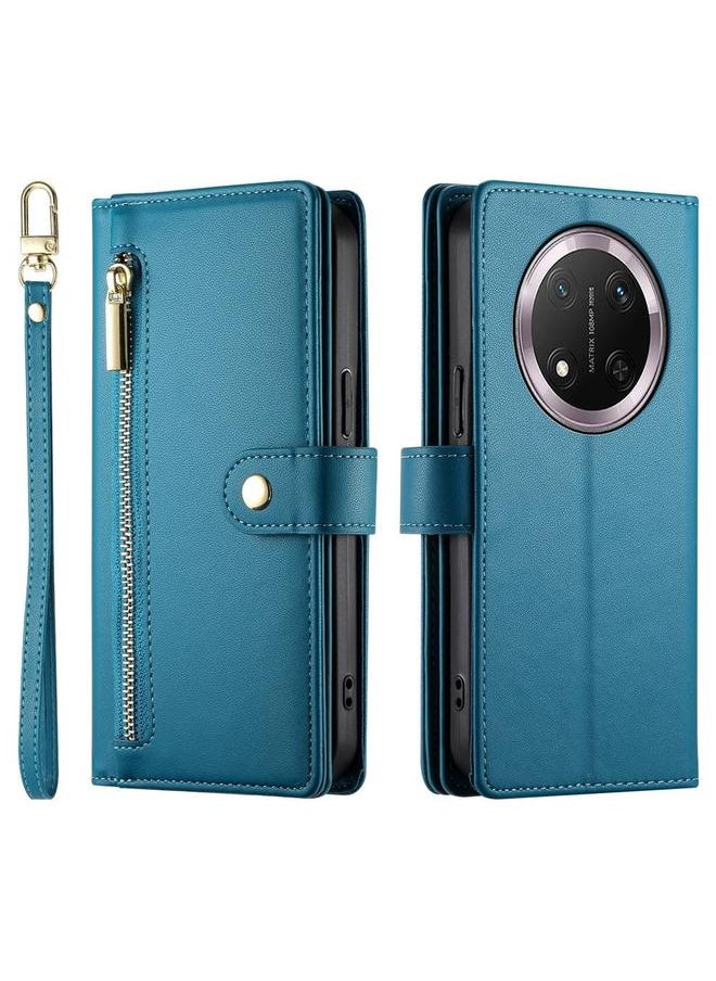 Zaboon Case For Honor X9c Global / Magic7 Lite Nine Card-slot Zipper Wallet Bag Leather Phone Case  - Image 2