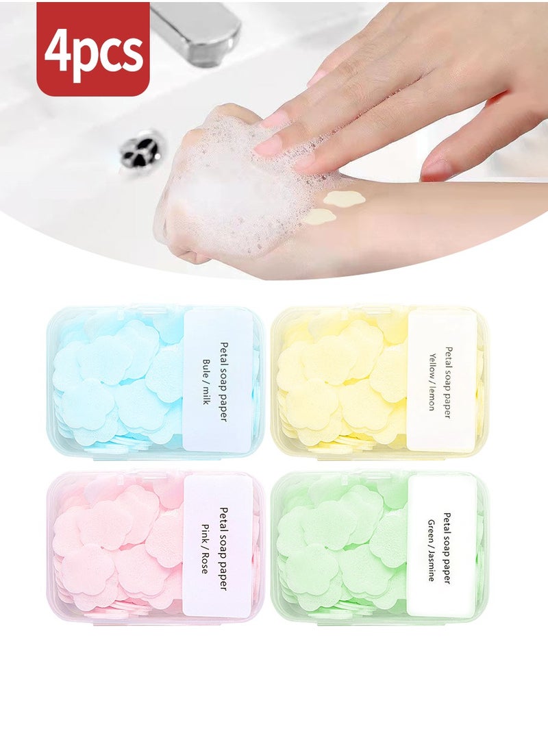 4 Boxes of Petal Hand Soap Sheets, Portable Dissolvable Soap Sheets for Hand Washing and Cleaning, Perfect for Children and Adults for Outdoor Travel and Camping Hikes - pzsku/ZCF9CD6815BC47344D2D9Z/45/_/1721815948/7d895c69-d4d4-41a0-b29e-cd67066b2c06