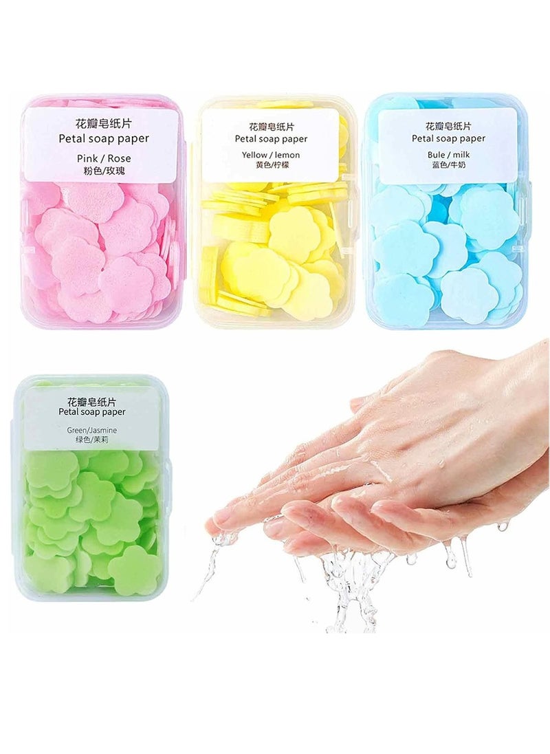 4 Boxes of Petal Hand Soap Sheets, Portable Dissolvable Soap Sheets for Hand Washing and Cleaning, Perfect for Children and Adults for Outdoor Travel and Camping Hikes - pzsku/ZCF9CD6815BC47344D2D9Z/45/_/1723807213/b134b109-634b-4680-b8a6-830b171c724f