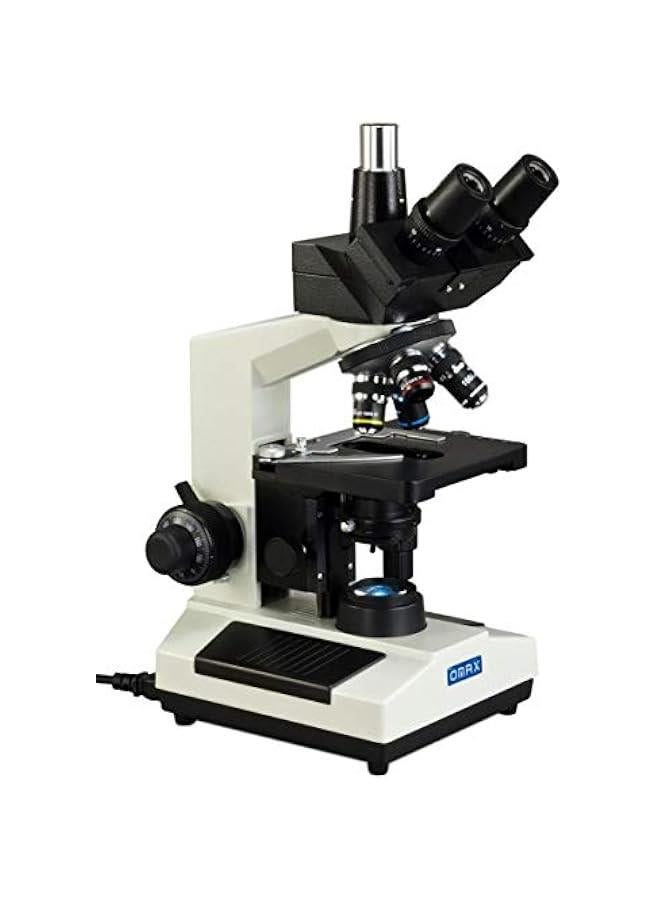 Arabest 40X-2000X Trinocular Compound Replaceable LED Microscope with Aluminum Carrying Case  - Image 4