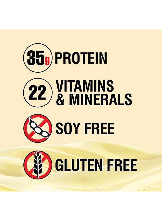 لابرادا شيك بروتين الفانيليا Lean Body All-In-One. 35 جرامًا من البروتين، مزيج مصل اللبن، 7 جرامات من الدهون الصحية والألياف، 22 فيتامينًا ومعادن، بدون ألوان صناعية، خالٍ من الجلوتين، (4.6 رطل) قد يختلف التغليف - Image 3