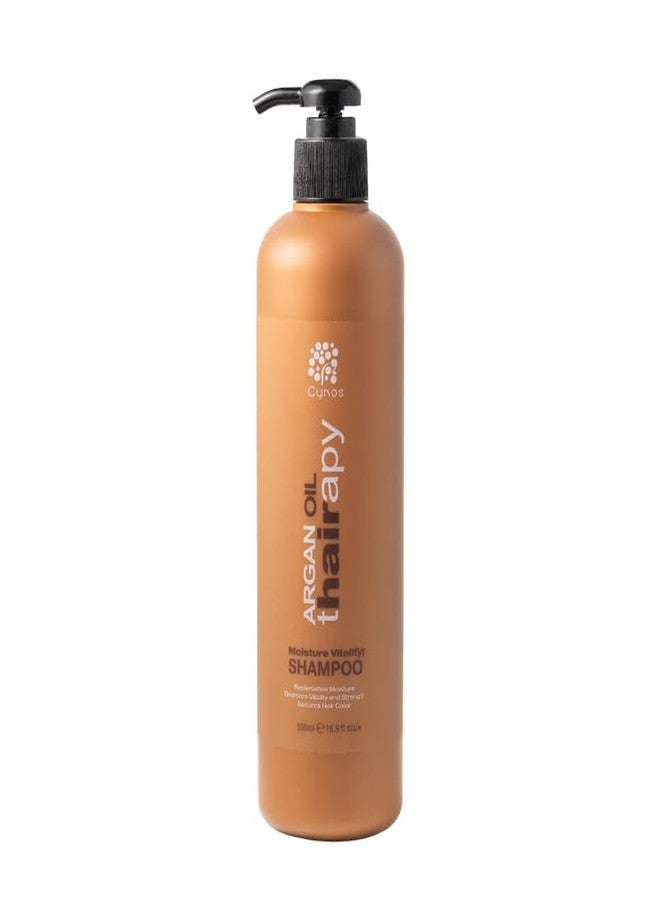 Cynos Moroccan Argan Oil Shampoo | Ultra Moisturizing Formula | Unisex Shampoo For All Hair Type (500ml) - Image 1