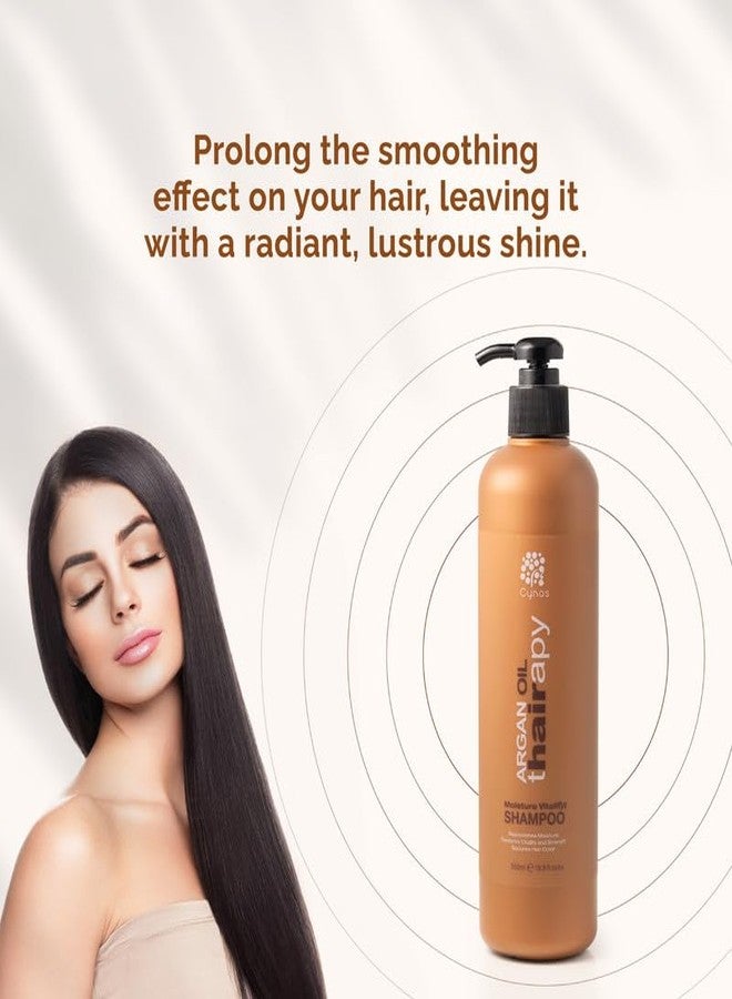 Cynos Moroccan Argan Oil Shampoo | Ultra Moisturizing Formula | Unisex Shampoo For All Hair Type (500ml) - Image 2