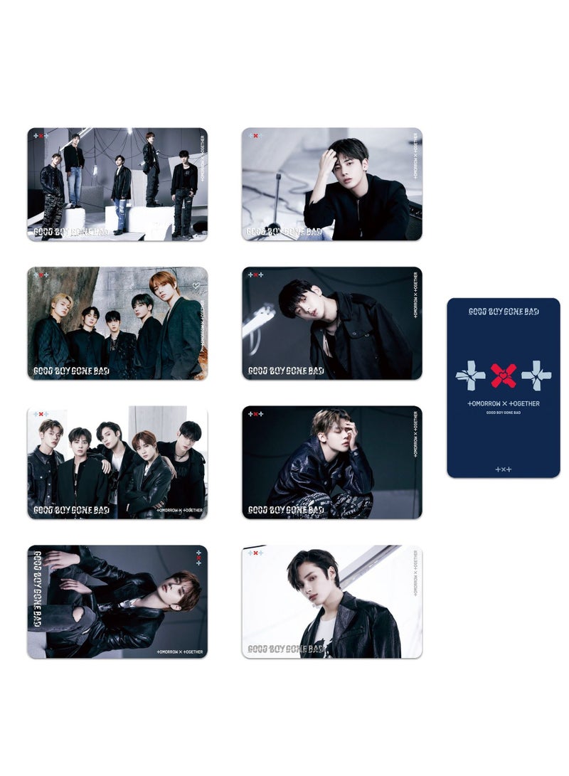 NIBEMINENT 8 Pcs Kpop TXT GOOD BOY GONE BAD Lomo Cards Card For Fans Collection Gifts - Image 1