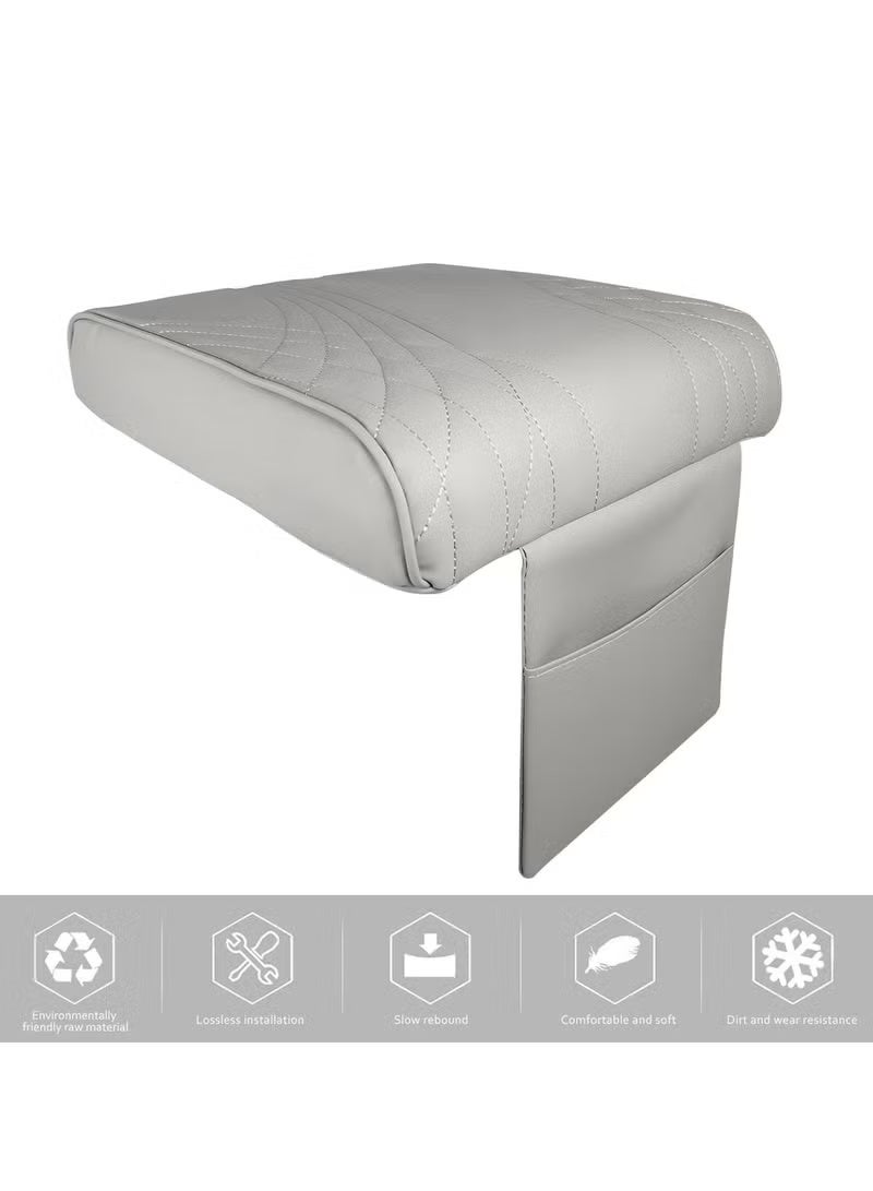 3 اكس ار 3XR غطاء مسند ذراع السيارة وسادة الدرابزين، وسادة مسند ذراع وحدة التحكم المركزية للسيارة مع جيب للهاتف المحمول 5412 - Image 2