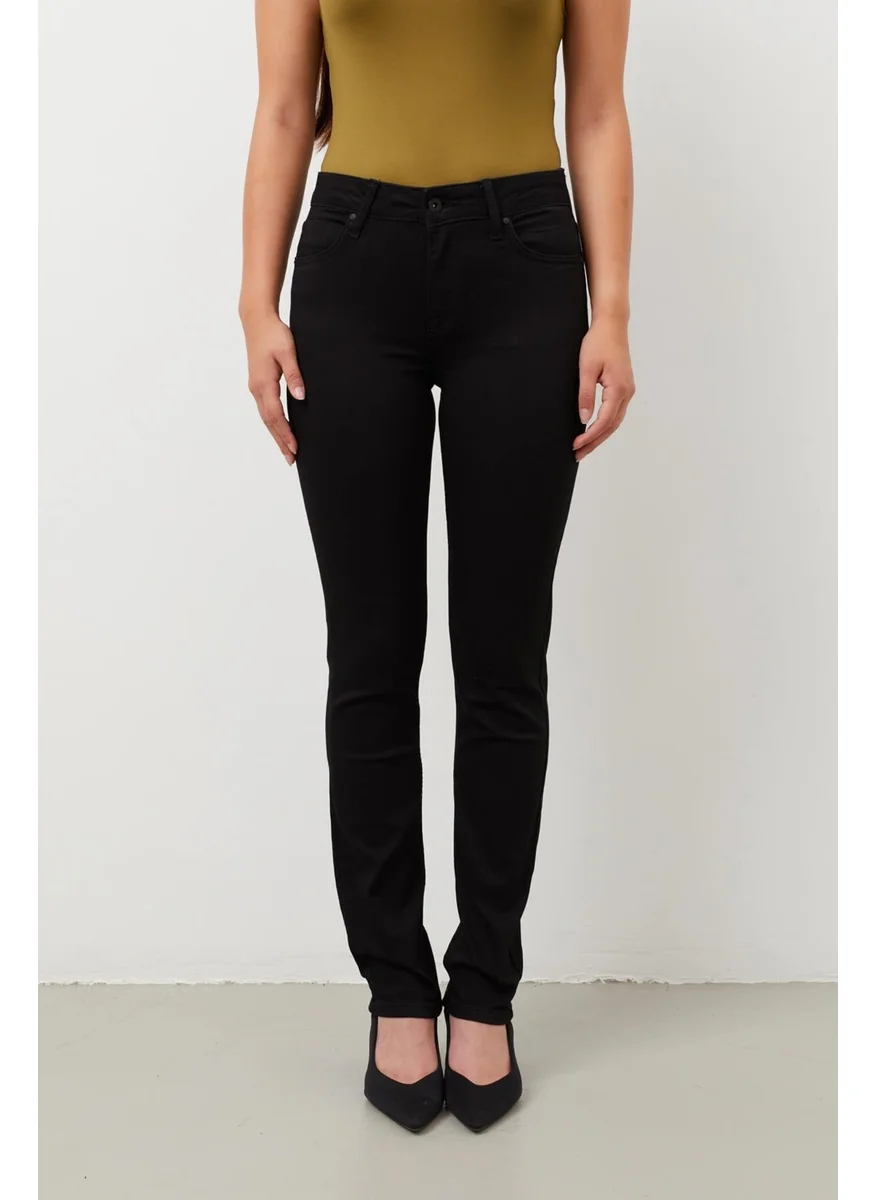 Banny Jeans Women Black Jeans Low Waist