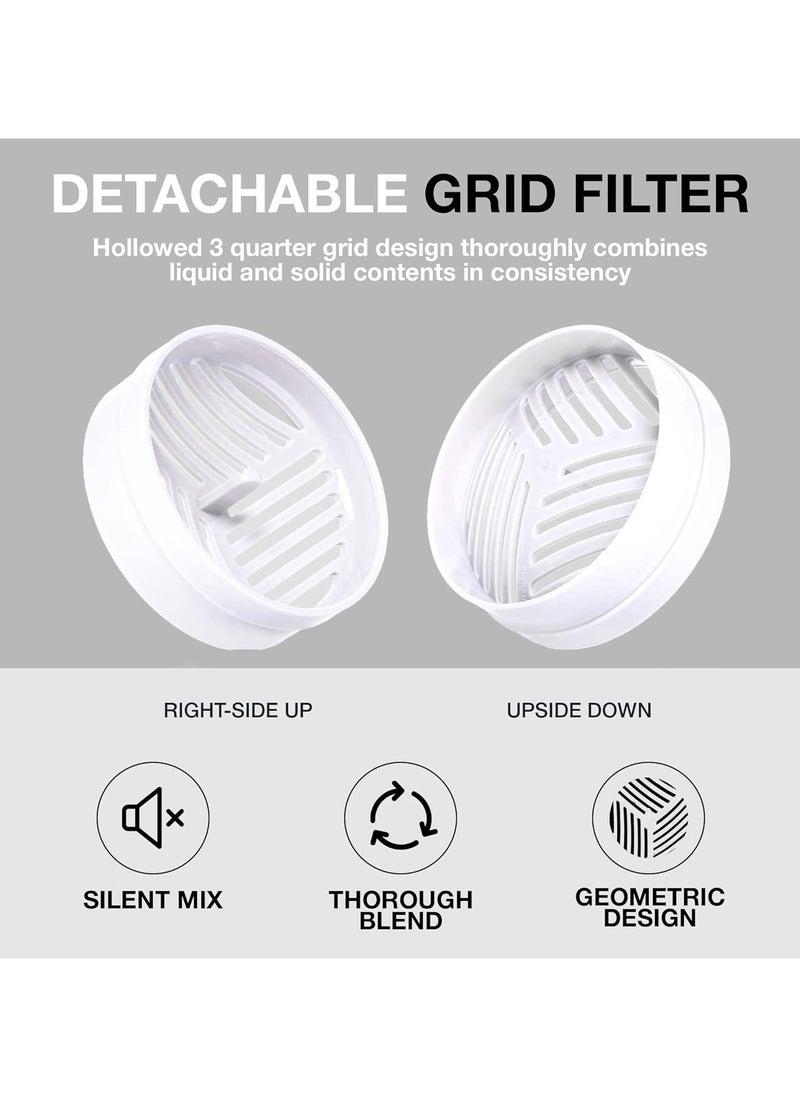LOCK & LOCK - LocknLock Tritan Shake It Bottle Pro 850ml - Shatter-Resistant, Leak-Proof, and BPA-Free with Finger Loop - Light Grey - Image 1