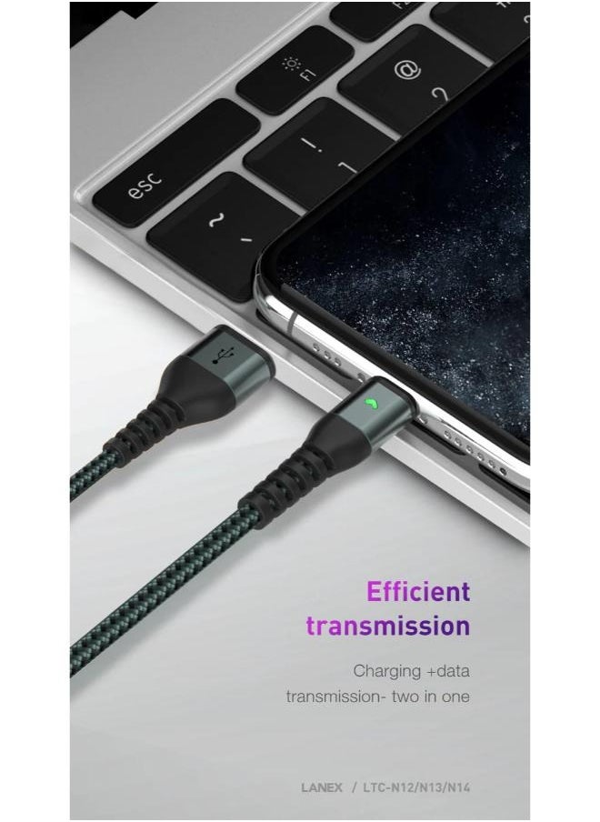 LANEX - Lanex 3A USB to Type-C Cable LTC-N14C - Image 1