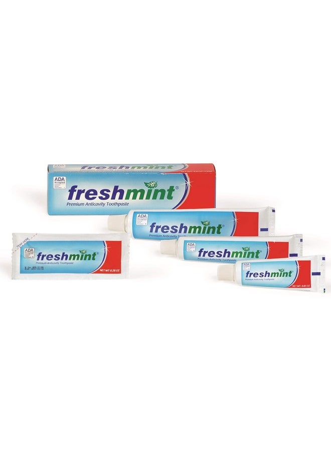 Freshmint - Reshmint® 250 Packets Of 0.28 Oz. Single Use Premium Anticavity Fluoride Toothpaste Packet (Ada Accepted) - Image 1