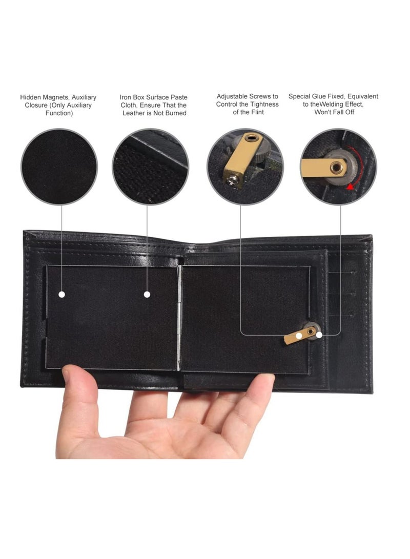 Magic Fire Wallet Trick, Magic Show Wallet, Fire Flaming Wallet Leather Street Show Props Inconceivable Wallet Gimmick Comedy - Image 3