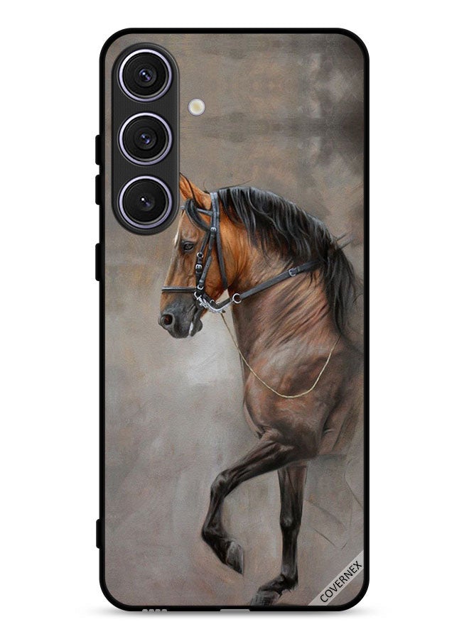 Covernex غطاء واقي لهاتف سامسونج جالاكسي S25 بلس بصورة عتيقة لحصان - Image 1