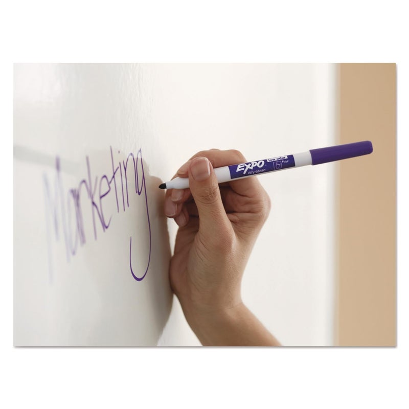 EXPO Fine Tip Dry Erase Markers, Low Odor, Black Ink, 36-Count Set, Ideal for Classroom, Office, and Home Use - Image 2
