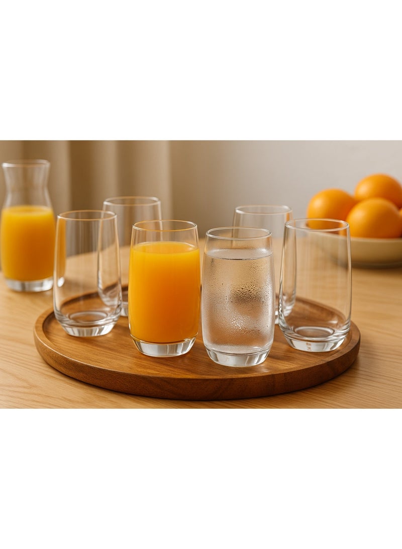 Dania A set of 6 Turkish glass water cups of 300 ml - Image 4